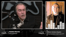 Imagen de la entrevista al Dr. Mario Córdova España